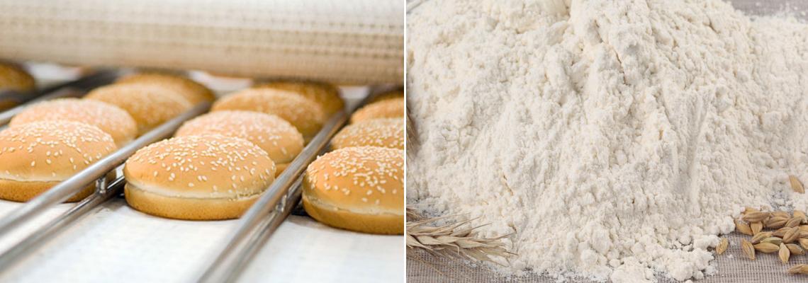 Proceso de harina y panadería