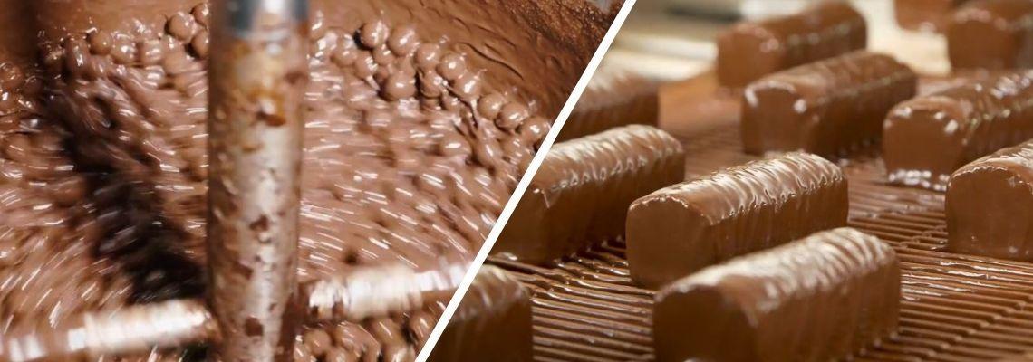 Líneas de procesamiento de chocolate y confitería