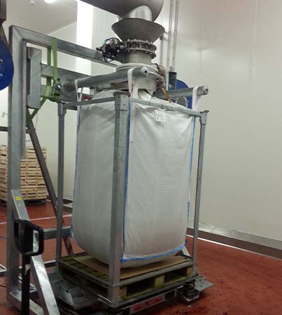 Sistema de llenado big bag para manipulación polvos
