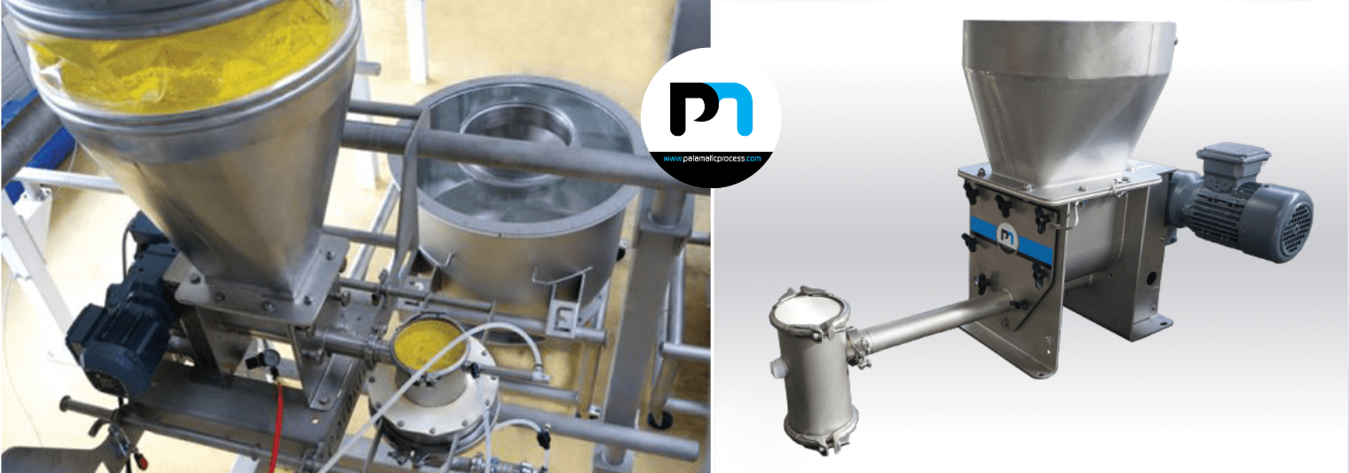 Dosing and weighing pyrotechnic powders