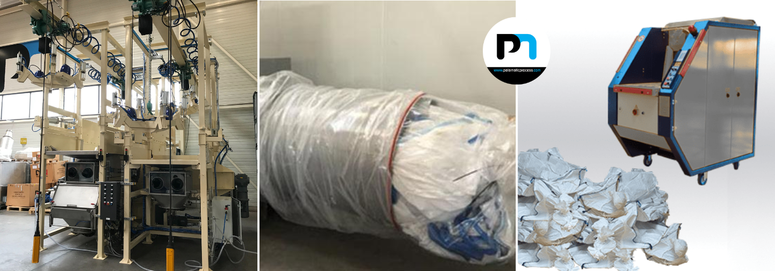 How to efficiently compact the volume of empty bulk bags