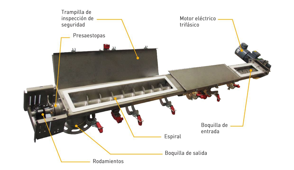 Transportador sinfin