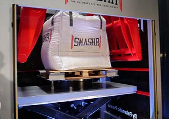 Desembale fácilmente los big bags con SmashR