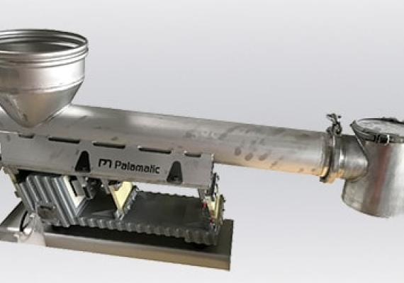 Diseño del alimentador vibratorio palamatic canal tubular