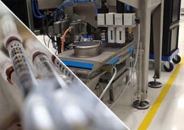 Envasado de tapones de plástico