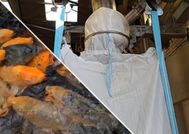 Estaciones de llenado de big bags para piensos para peces