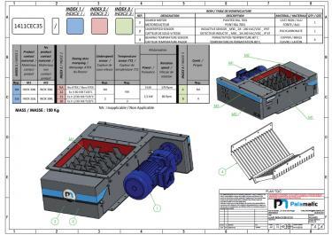 Plano triturador industrial EC35