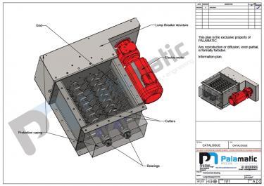 Plano triturador industrial EC70