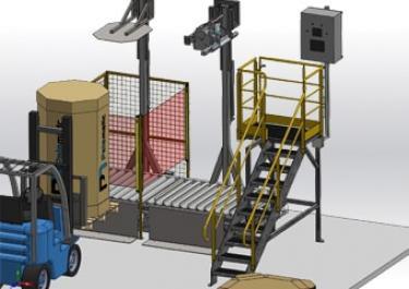 Système de scellage de couvercle sur octabin