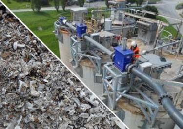 transferencia neumática almacenamiento de cenizas