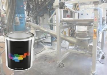 Calcium carbonate loading Big bag discharge station