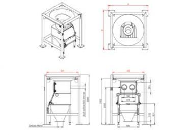 planos de vaiado de súper sacos estructura bae Palamatic Process