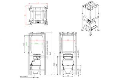 Plans vidange big bags chargement chariot