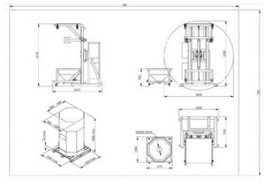 Plan station de vidange octabins