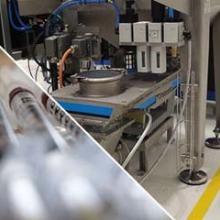 Envasado de tapones de plástico