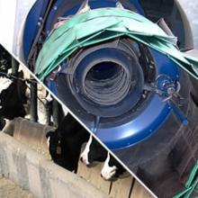 food-industry-truck-loading-spout Food industry truck loading spout