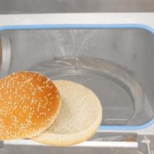 sifting-and-conveying-of-ingredients-into-a-mixer-burger Sifting and conveying of ingredients into a mixer burger