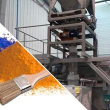 paint-formulation Discharge of paint powder containers into big bag