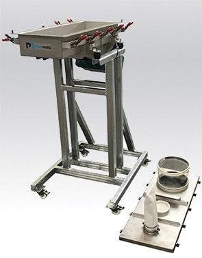 Alimentador vibratorio con tapa extraíble