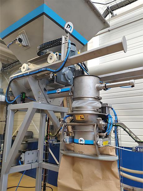 Doseur easyclean sur skid de conditionnement