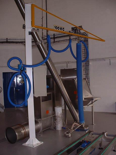 Manipulateur de sacs pour alimentation vide sacs