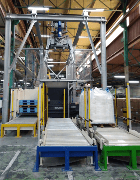 Détail de la pince du JUMBOT 1000 
