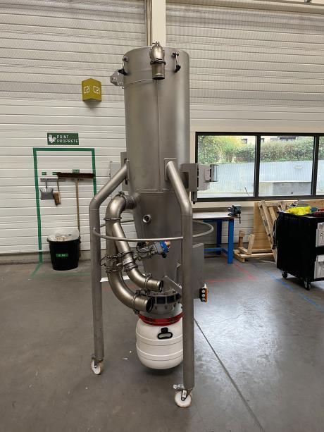 Réservoir inox sur roulettes