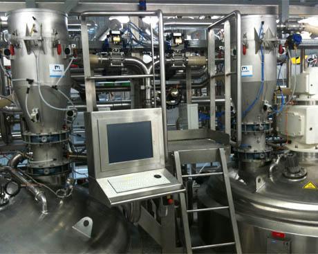 Transfert aspiré sur ligne de conditionnement