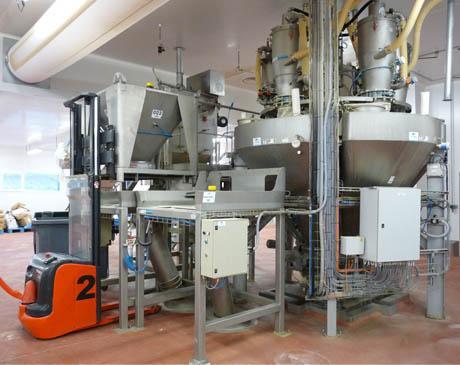 Transfert pneumatique aspiré pour manutention poudre
