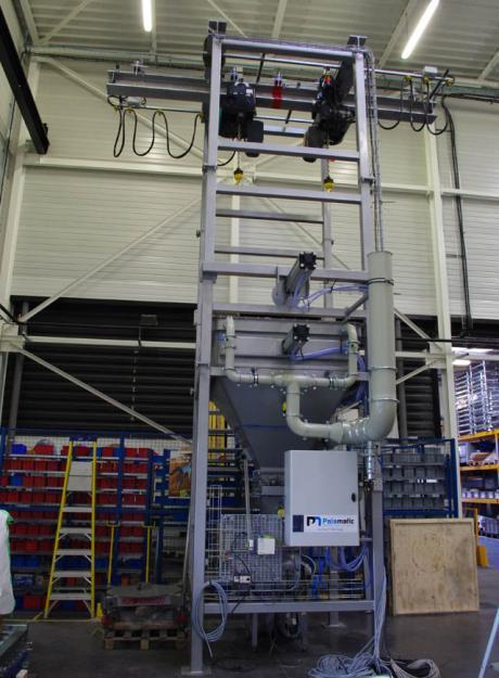 vidange big bag haute cadence traitement poudre