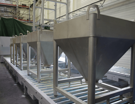 Contenedores de almacenamiento - Acero inoxidablex | Palamatic Process